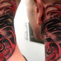 Head Neck Panther tattoo by Endorfine Studio