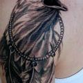 Shoulder Realistic Eagle tattoo by Endorfine Studio