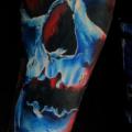 Arm Skull tattoo by Endorfine Studio