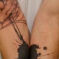 tatuaje Brazo Abstracto por Xoïl