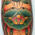 Arm New School Krabbe tattoo von Alex Strangler