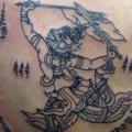 tatuaje Hombro Religioso por Dejavu Tattoo Studio