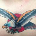 New School Chest Eagle tattoo by Marc Nava