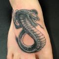 tatuaggio Serpente Piede di Nazo