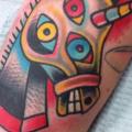 tatuaje Brazo Caballo Abstracto por Destroy Troy Tattoos
