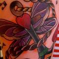 Schulter Anker Flügel tattoo von Destroy Troy Tattoos