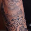 Arm Taube tattoo von Papanatos Tattoos
