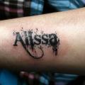 Arm Lettering tattoo by Mad-art Tattoo
