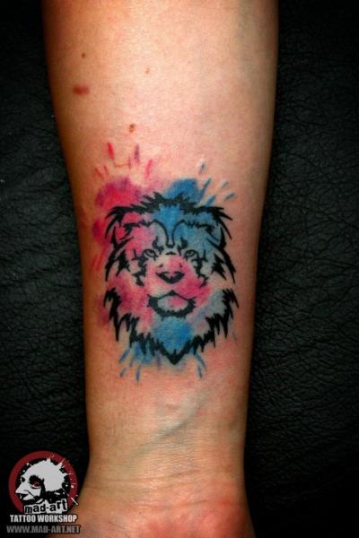 Tatuaggio Braccio Leone di Mad-art Tattoo