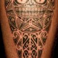 Waden Tribal tattoo von Mad-art Tattoo