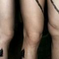 Leg Leaf tattoo by Mad-art Tattoo
