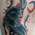 Arm Fantasy Goat tattoo by Gulestus Tattoo