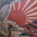Rücken Sonne Berg tattoo von Daichi Tattoos & Artworks
