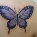 Realistic Back Butterfly tattoo by Daichi Tattoos & Artworks