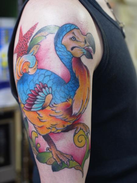 Shoulder Dodo Tattoo by Daichi Tattoos & Artworks