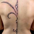 Rücken Tribal tattoo von 2vision Estudio