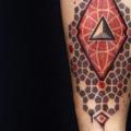 tatuaje Ternero Dotwork por 2vision Estudio