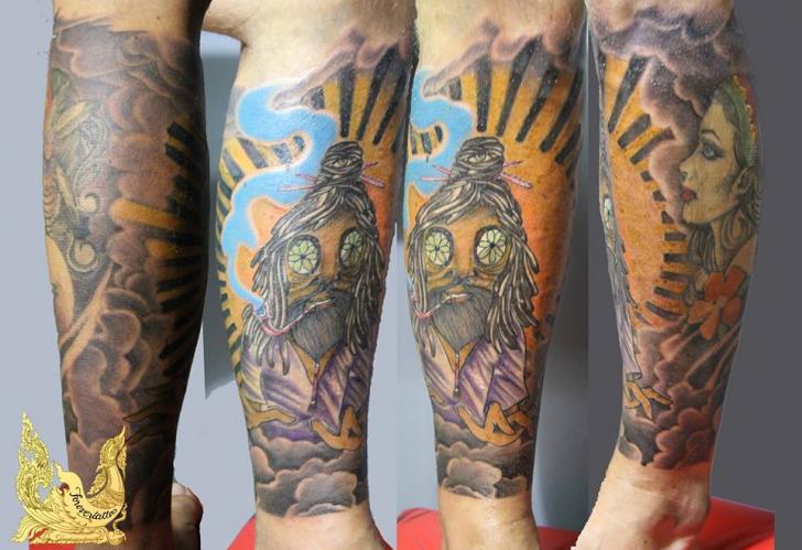 Arm Fantasy Tattoo by Forevertattoo Studio