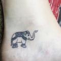 tatuaggio Piede Elefante di Forevertattoo Studio