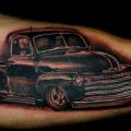 Arm Realistic Car tattoo by Da Silva Tattoo
