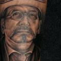 tatuaggio Braccio Ritratti Realistici di Da Silva Tattoo