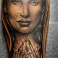 Arm Religiös tattoo von Da Silva Tattoo