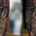 Fantasy Calf Nightmare tattoo by Da Silva Tattoo