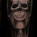 Arm Fantasy Giger tattoo by Led Coult