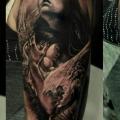 Shoulder Arm Realistic tattoo by Led Coult