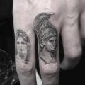 Realistic Finger tattoo by Dr Woo