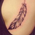 Feather Side tattoo by Supakitch