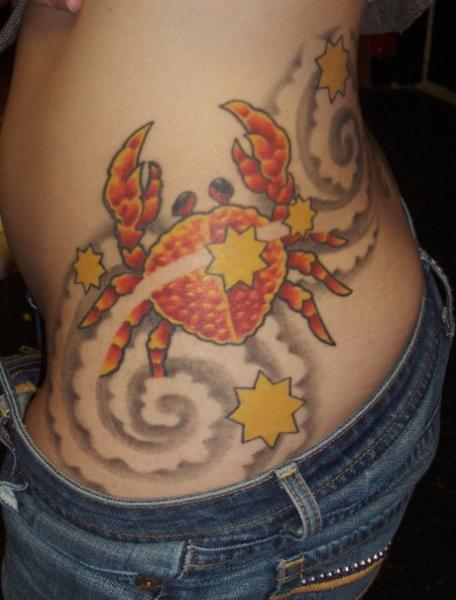 Fantasie Seite Krabbe Tattoo von Lone Star Tattoo