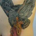 tatuaje Fantasy Lado Águila por Lone Star Tattoo