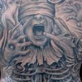 tatuaje Fantasy Espalda Ciego por Jeremiah Barba