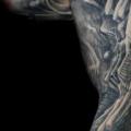 Fantasy Skeleton Sleeve tattoo by Jeremiah Barba