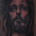 Shoulder Jesus Religious tattoo by Golden Dragon Tattoo