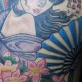 tatuaje Japoneses Geisha por 88Ink-Blood Tattoo Studio