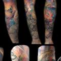 Sleeve tattoo by 88Ink-Blood Tattoo Studio
