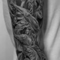 Angel Religious Sleeve tattoo by Jun Cha