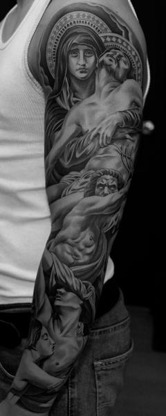 Рука Религозные Рукав татуировка от Jun Cha