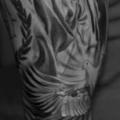 Jesus Religious Sleeve tattoo by Jun Cha