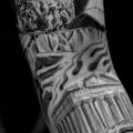 Sleeve Zeus Pantheon tattoo von Jun Cha