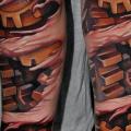 Рука Биомеханика Шестерня татуировка от Rock Tattoo