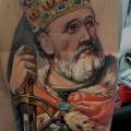Shoulder Realistic Crown King tattoo by Rock Tattoo