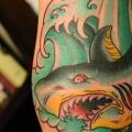 Arm Shark tattoo by Kings Avenue