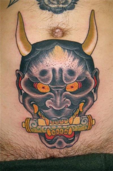 Tatuaggio Giapponesi Demoni Pancia di Kings Avenue