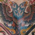 Schlangen Brust Old School Adler tattoo von Kings Avenue