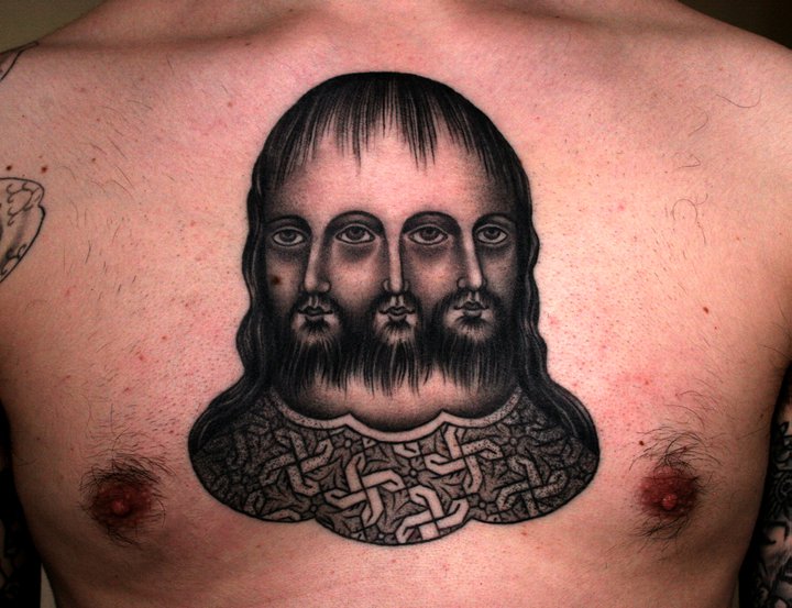 Chest Old School Men Tattoo by Kings Avenue