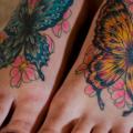 Foot tattoo by Kings Avenue