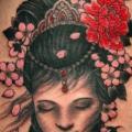 tatuaje Japoneses Geisha por Kings Avenue